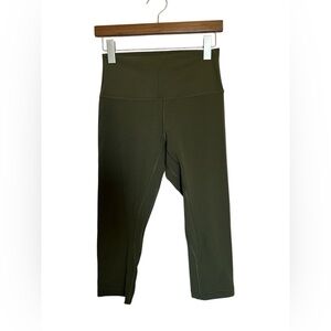Lululemon align HR crop legging size 8 17” inseam Full